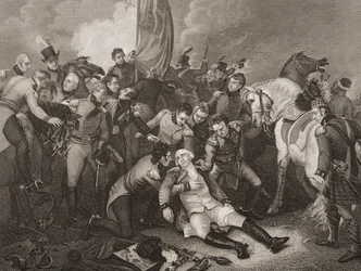La Mort du Général Sir Ralph Abercromby, illustration de 